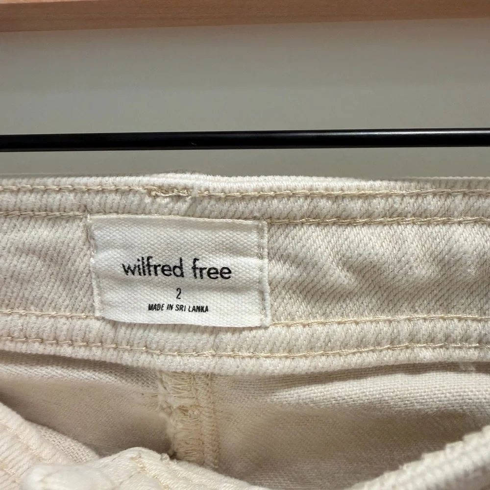 Wilfred Free Aritzia Utility Pants – Cream / Off-White (Size 2) - Picture 5 of 6